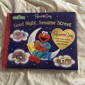 RECORD A STORY GOOD NIGHT SESAME STREET By Tom Brannan - Hardcover **Excellent**